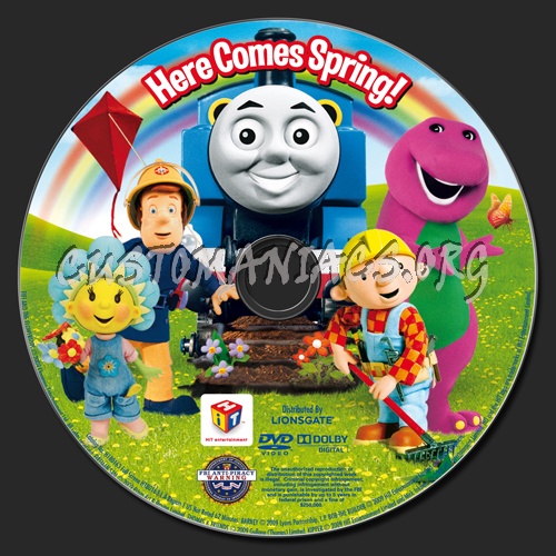 Here Comes Spring! dvd label