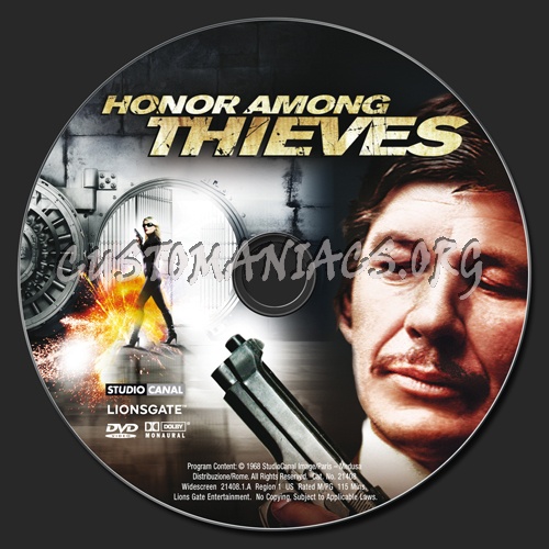 Honor Among Thieves dvd label