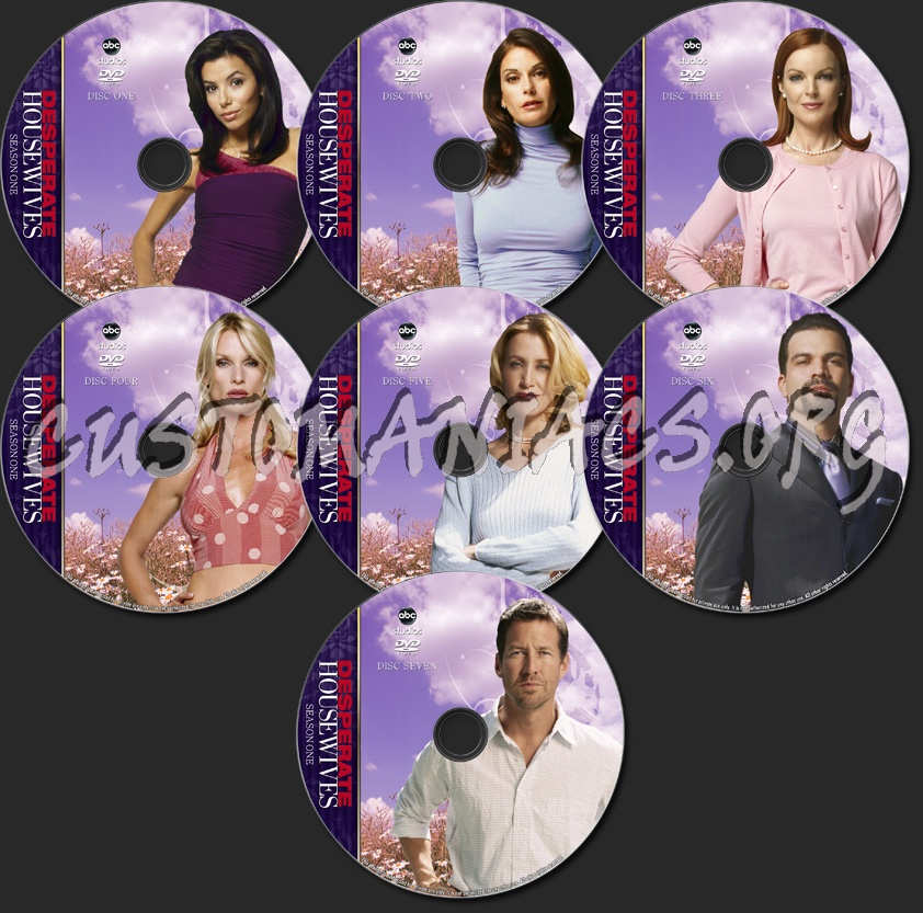 Desperate Housewives - TV Collection dvd label