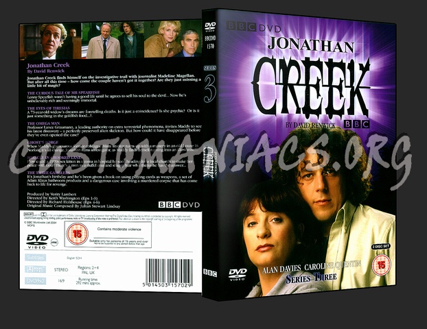 Jonathan Creek Series 3 dvd cover
