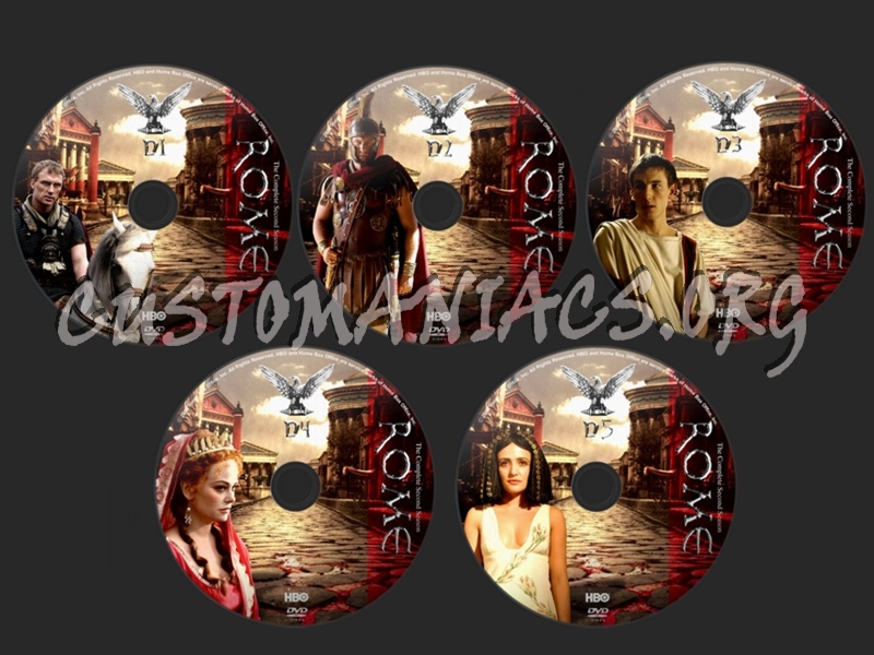 Rome Season 2 dvd label
