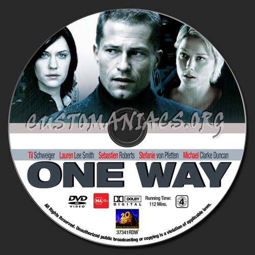 One Way dvd label