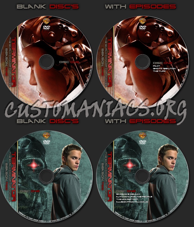 Terminator: The Sarah Connor Chronicles dvd label
