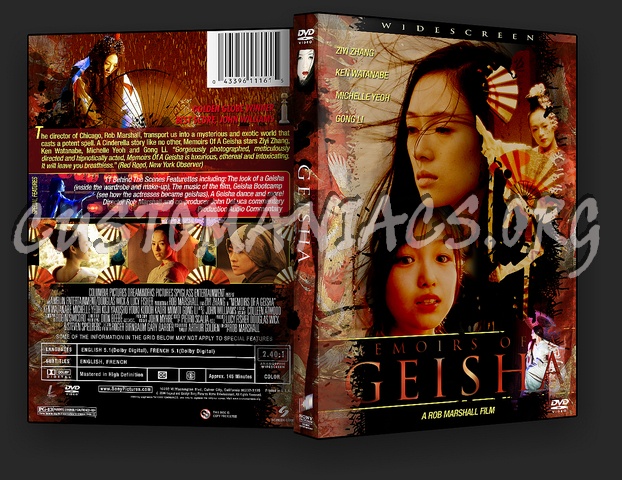 Memoirs of a Geisha dvd cover