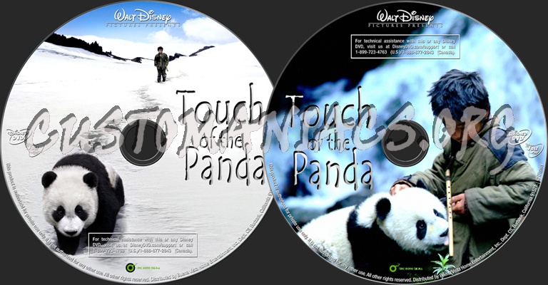 Touch of the Panda dvd label