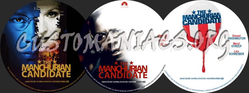 The Manchurian Candidate dvd label