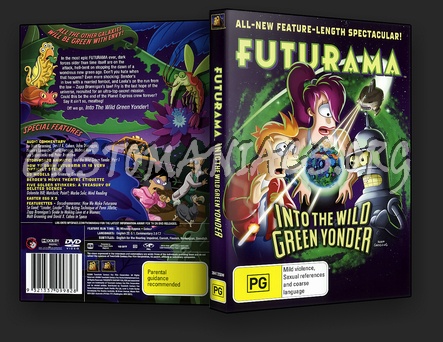 Futurama: Into The Wild Green Yonder dvd cover