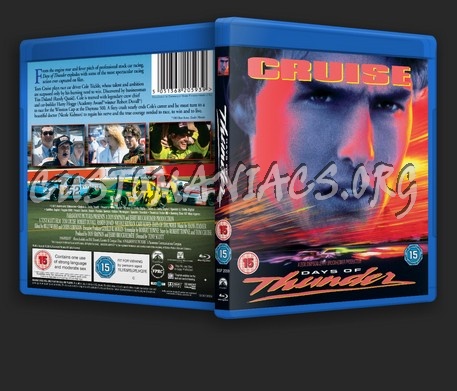 Days of Thunder blu-ray cover