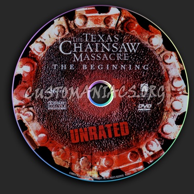 The Texas Chainsaw Massacre The Beginning dvd label