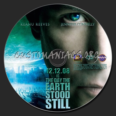 The Day The Earth Stood Still dvd label