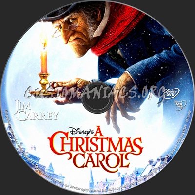 A Christmas Carol dvd label