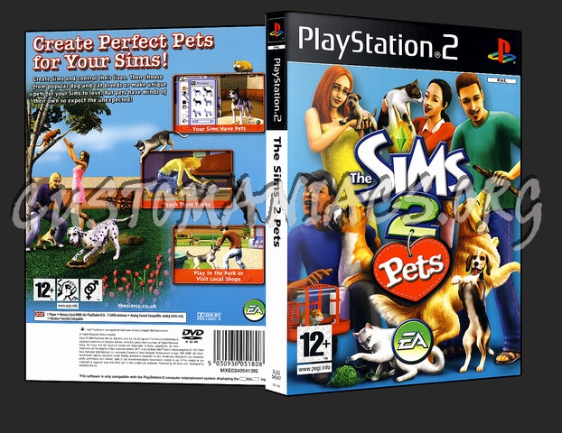 Sims 2 Pets dvd cover