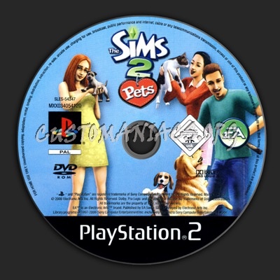 Sims 2 Pets dvd cover