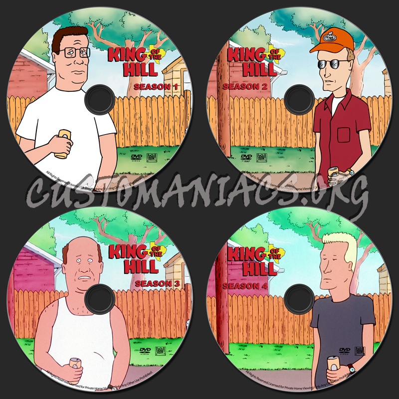 King Of The Hill dvd label