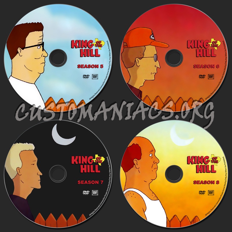 King Of The Hill dvd label