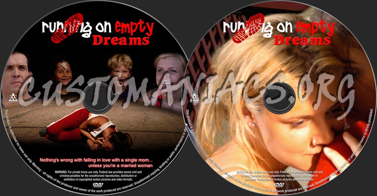 Running on Empty Dreams dvd label