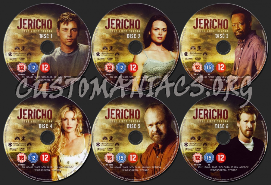 Jericho Season 1 dvd label