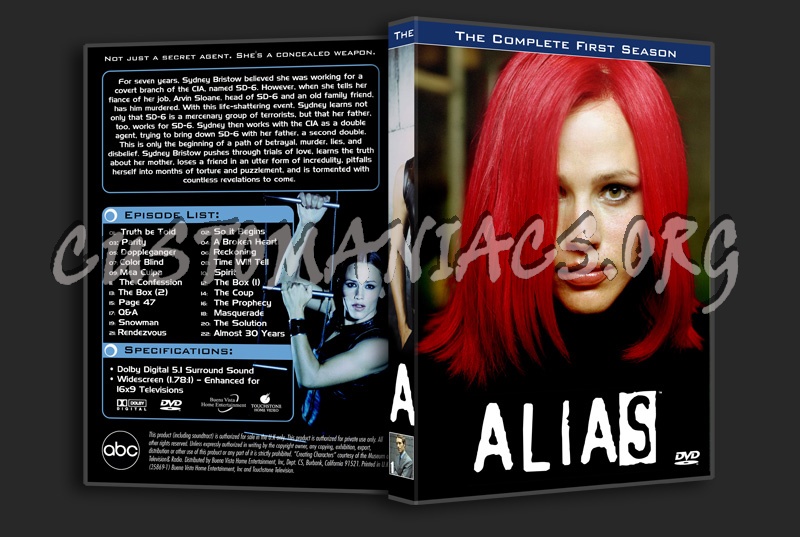 Alias - Season 1 dvd cover