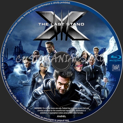 X-Men 3: The Last Stand blu-ray label