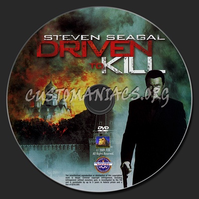 Driven to Kill dvd label