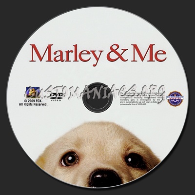 Marley & Me dvd label