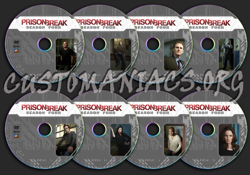 Prison Break - Season 4 dvd label