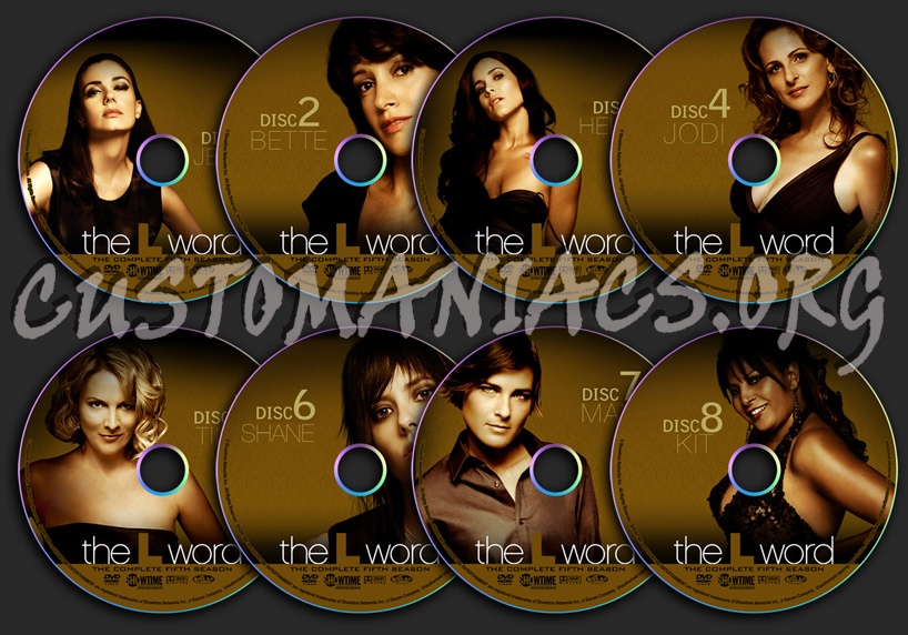 The L Word - Season 5 dvd label