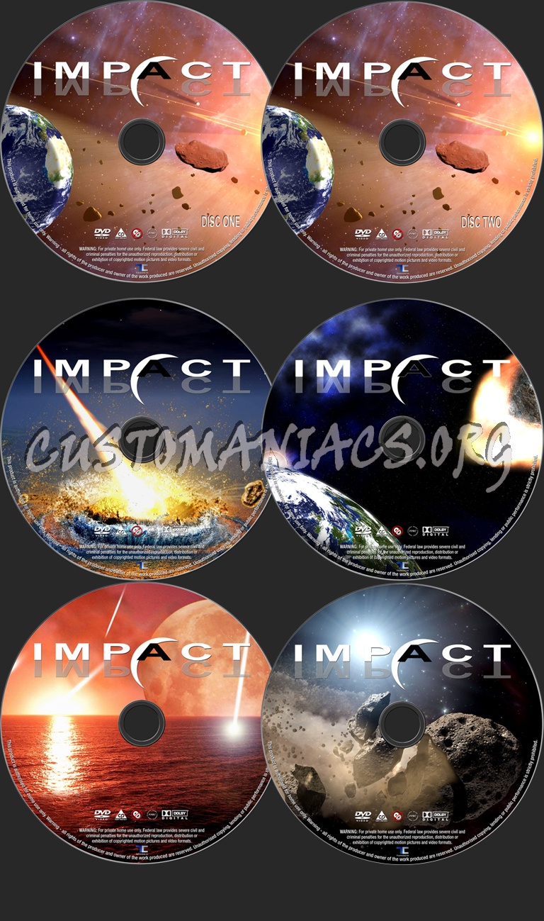 Impact dvd label