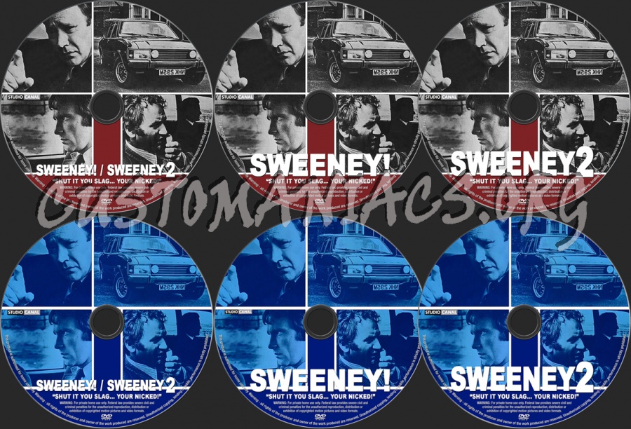 Sweeney! - Sweeney2 dvd label