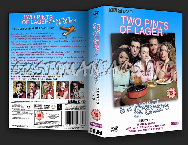 Two Pints Of Lager Series 1 - 6 (Slim 10) V3 dvd cover