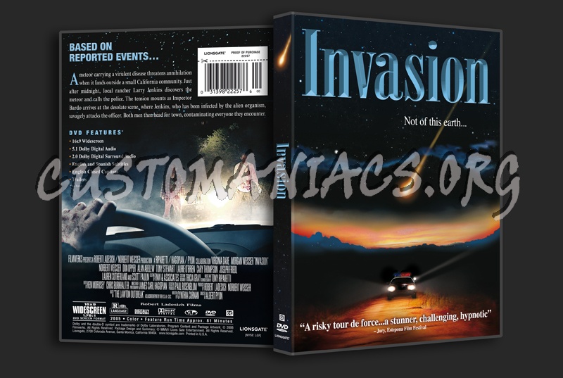 Invasion dvd cover