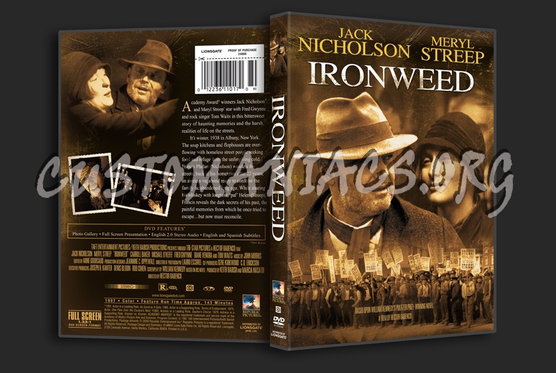 Ironweed dvd cover
