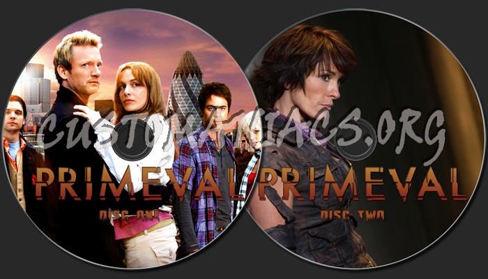 Primeval Season 1 dvd label