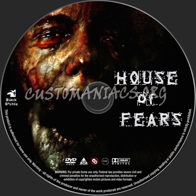 House of Fears dvd label