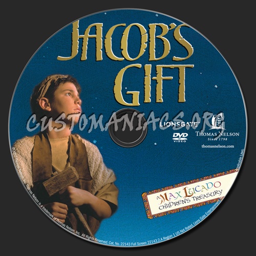 Jacob's Gift dvd label