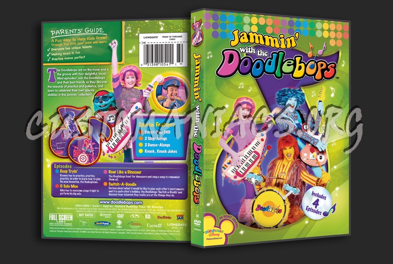 Jammin' with the Doodlebops dvd cover