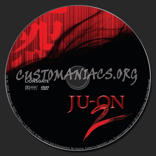 Ju-On 2 dvd label