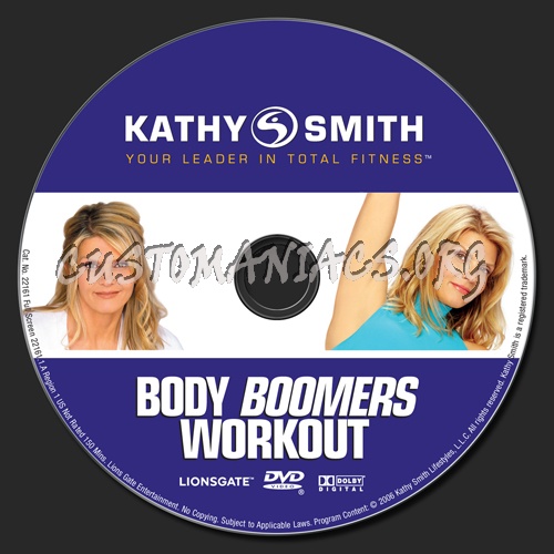 Kathy Smith Body Boomers Workout dvd label