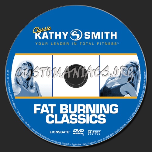 Kathy Smith Fat Burning Classics dvd label