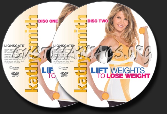 Kathy Smith Lift Weights to Lose Weight dvd label