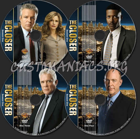 The Closer - TV Collection Season 1 dvd label