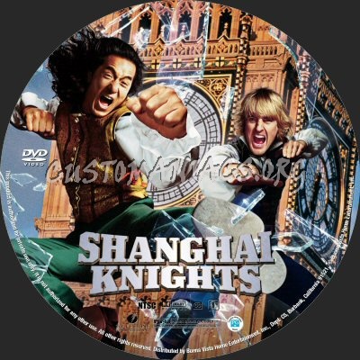 Shanghai Knights dvd label