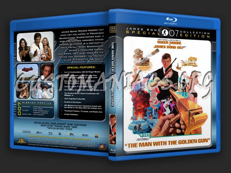 The Man With the Golden Gun blu-ray cover