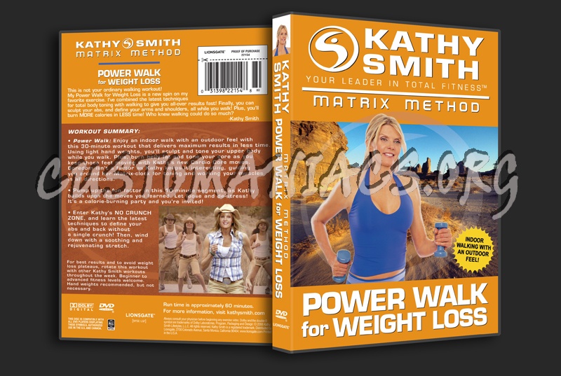 Kathy Smith Power Walk for Weight Loss dvd cover