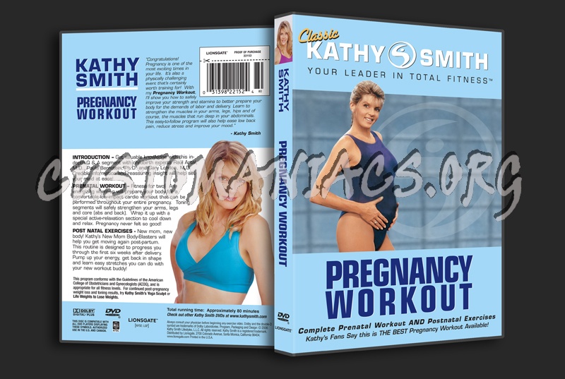 Kathy Smith Pregnancy Workout dvd cover