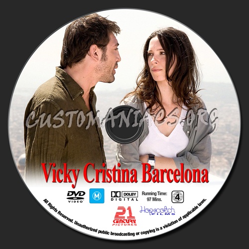 Vicky Cristina Barcelona dvd label