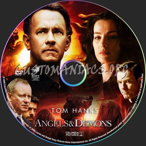 Angels & Demons dvd label
