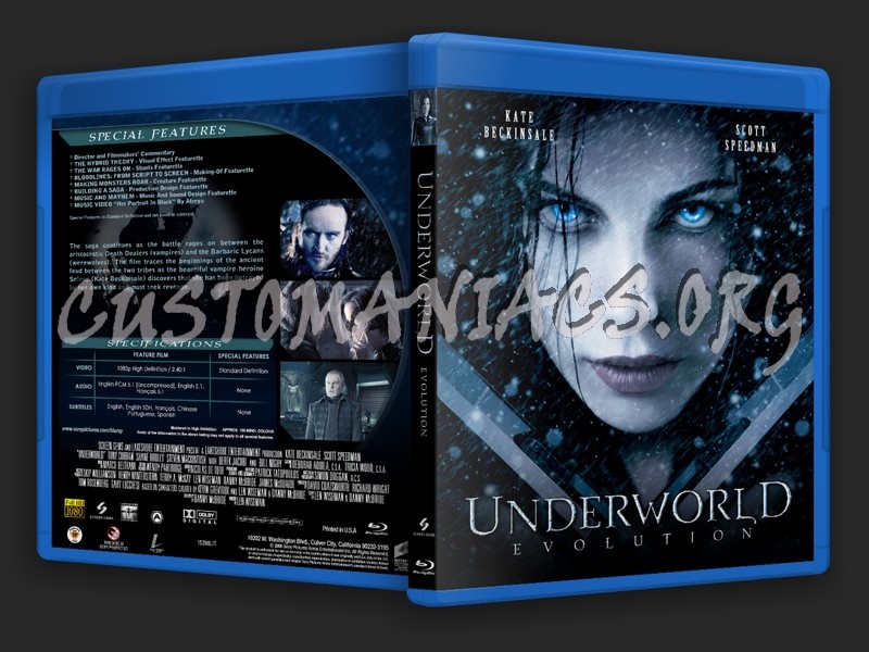 Underworld Evolution blu-ray cover