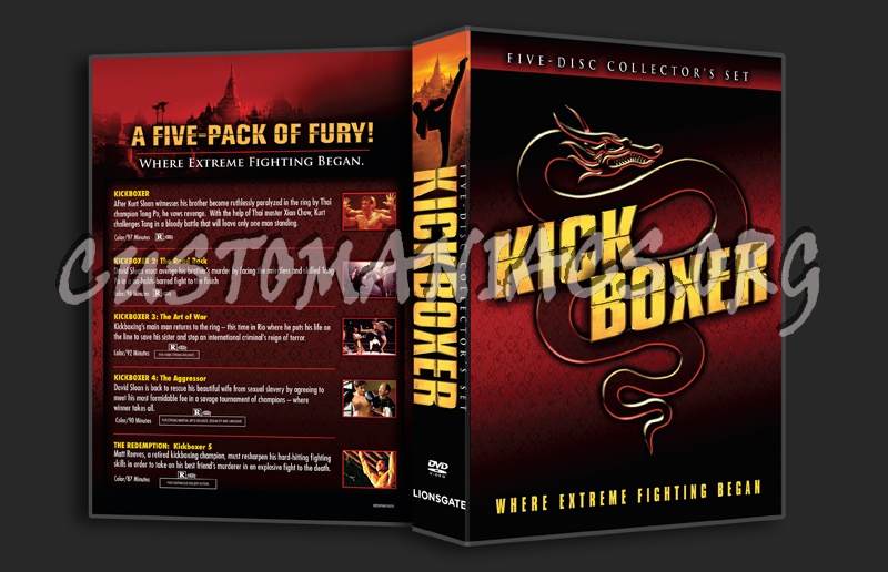 Kickboxer 1-5 dvd cover