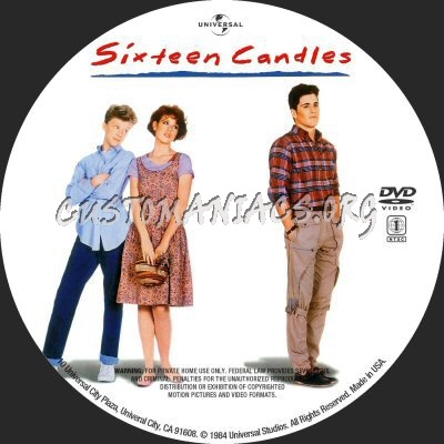 Sixteen Candles dvd label